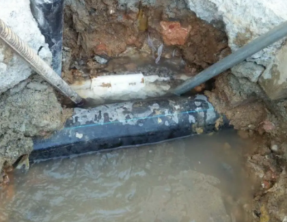 宜良测漏水之水管漏水